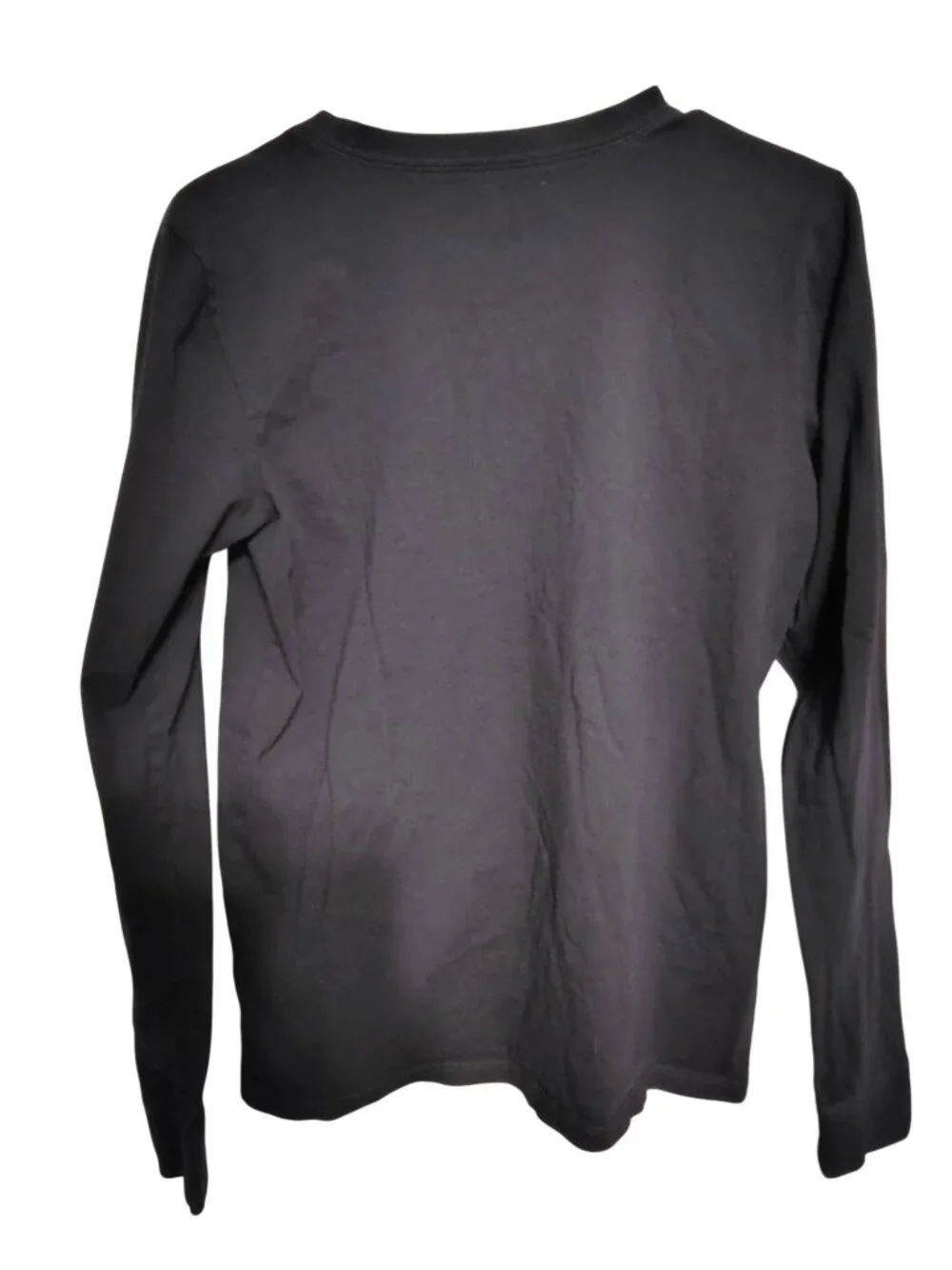 Life is Good Medium Breathe Black Long Sleeve T-Shirt, Night Time Snow Universe - Picture 4 of 4